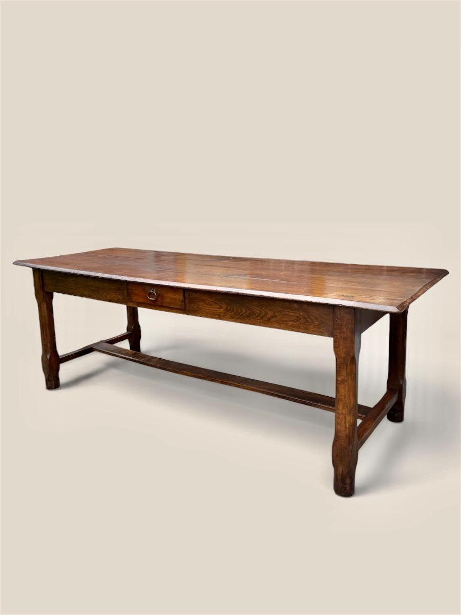 French farmhouse table ca 1800  238 cm