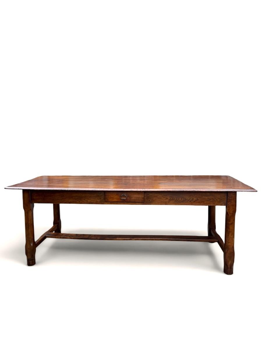 French farmhouse table ca 1800  238 cm
