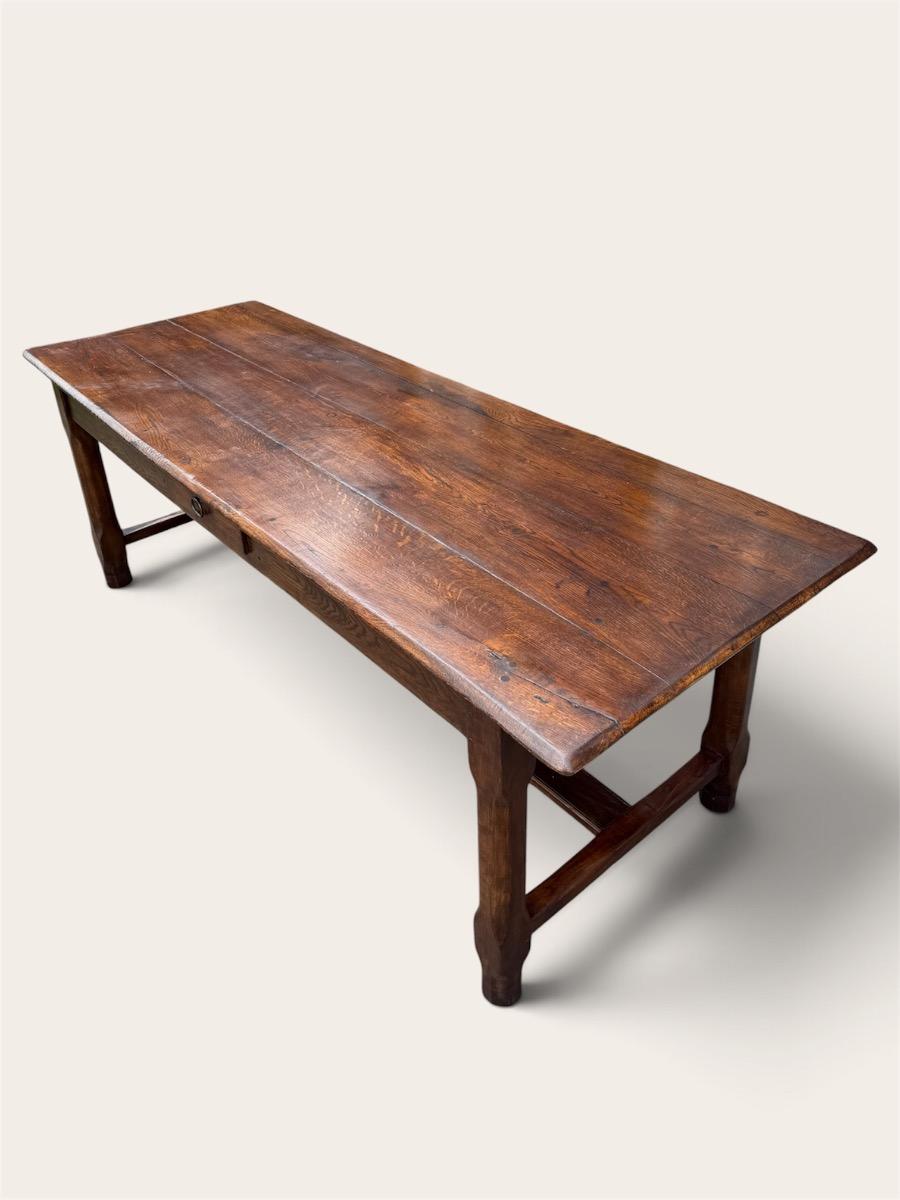 French farmhouse table ca 1800  238 cm