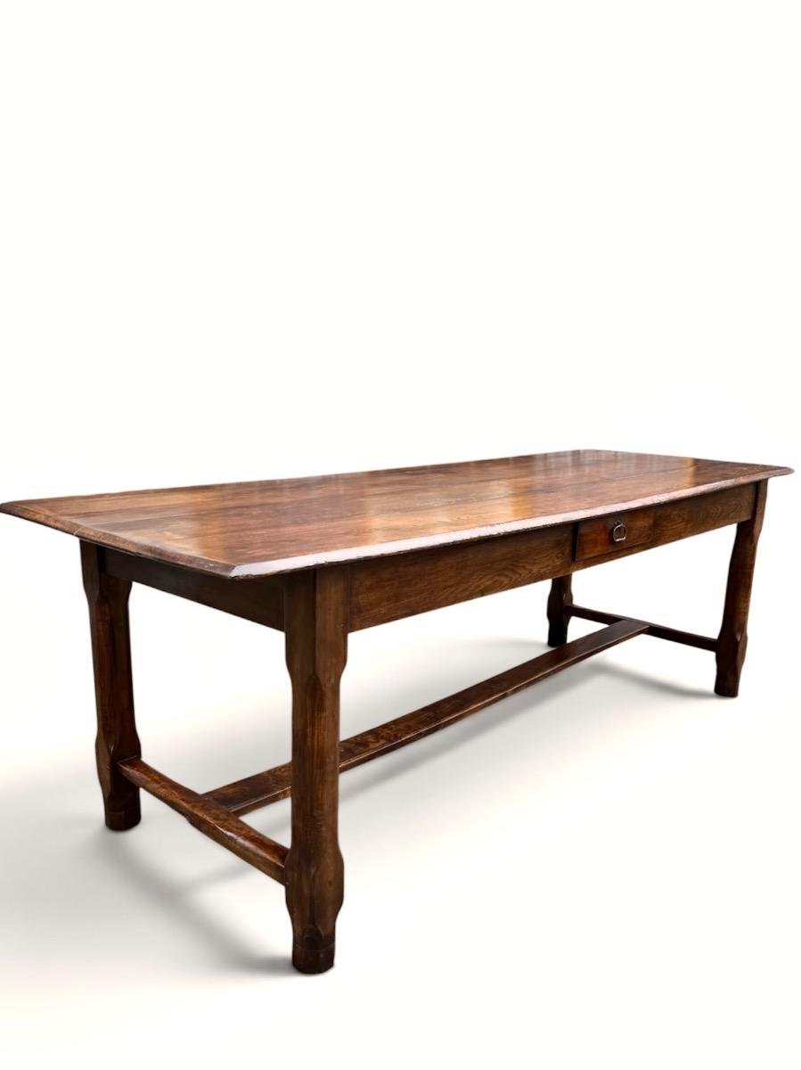 French farmhouse table ca 1800  238 cm
