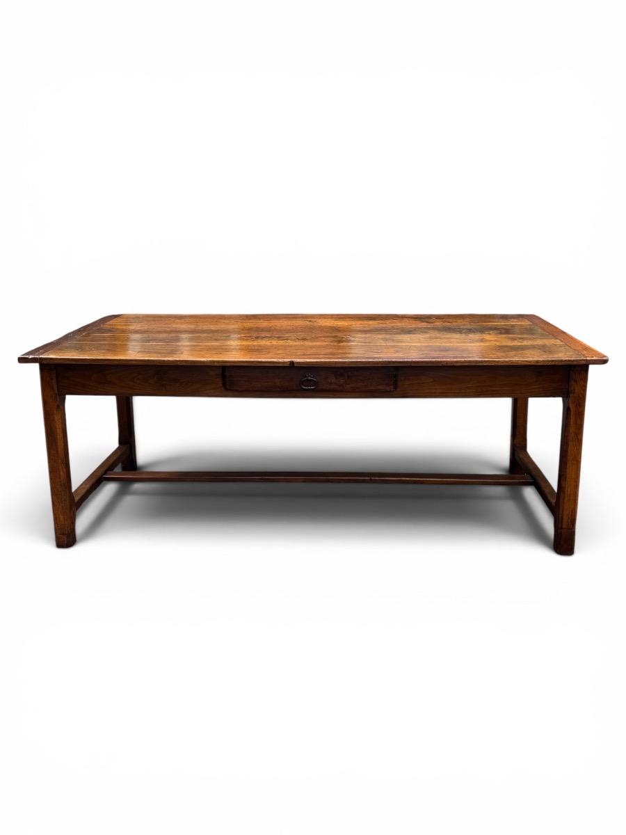 French farmhouse table in oak 208 cm