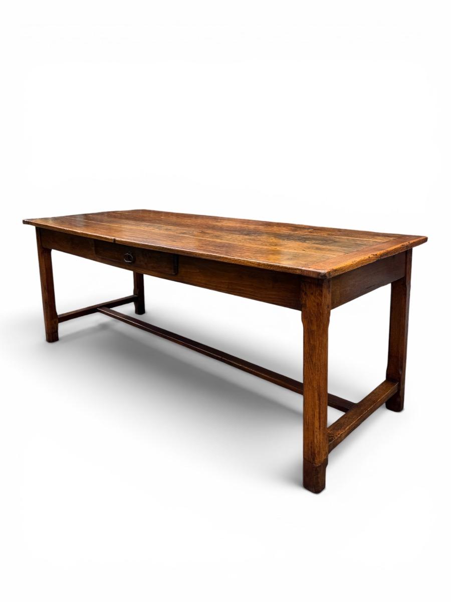 French farmhouse table in oak 208 cm
