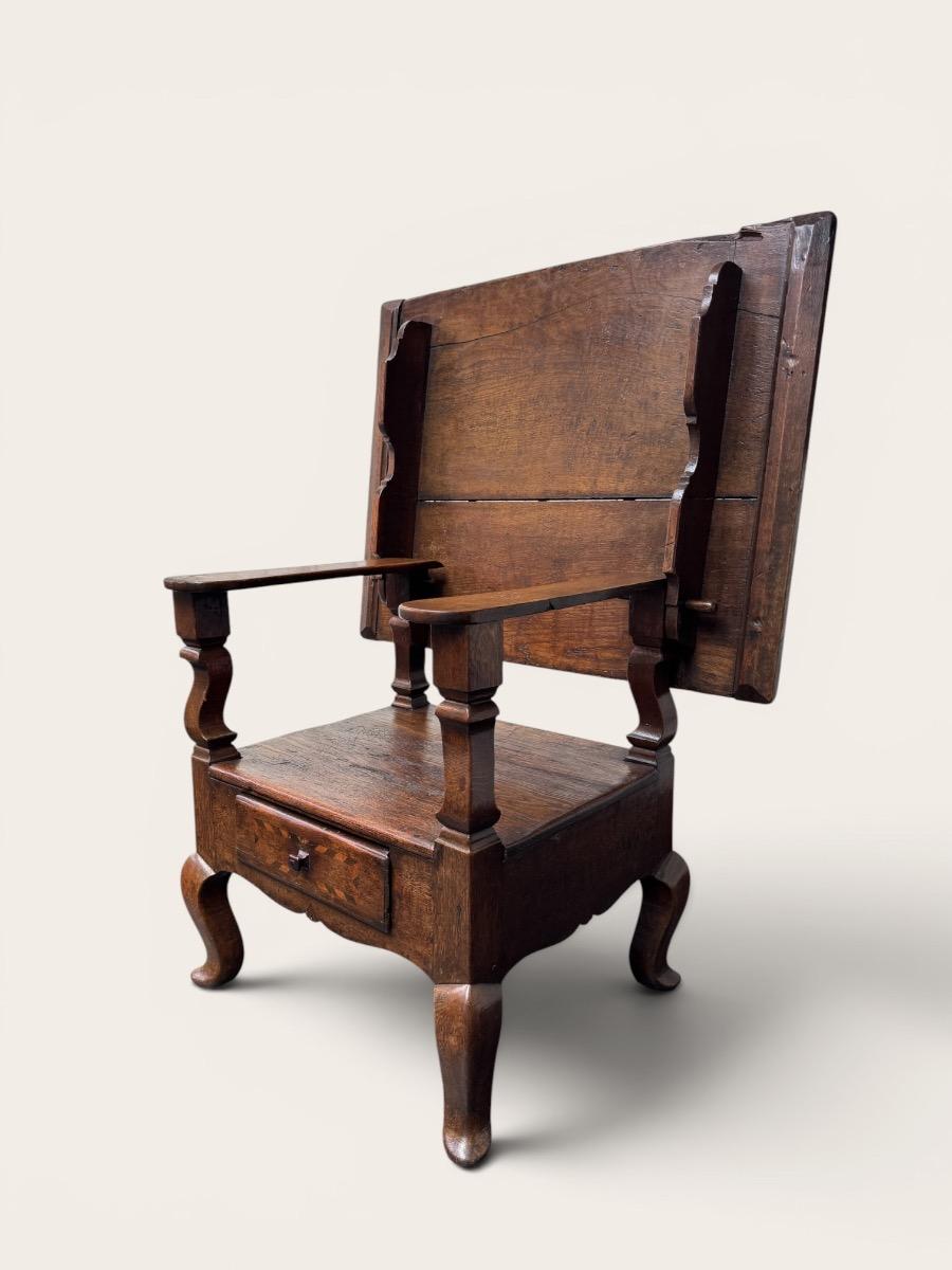 Rare type of monk chair ca 1700