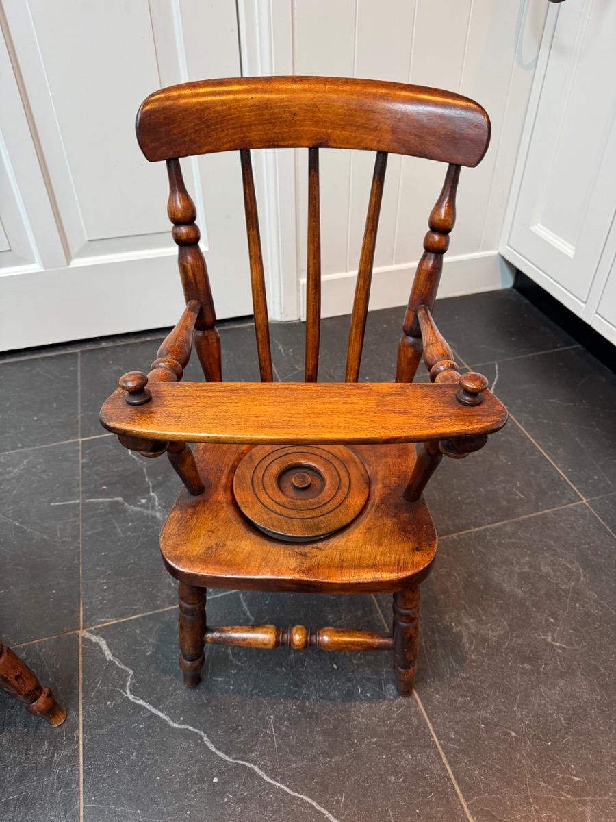 2 Windsor child’s chairs ca 1820