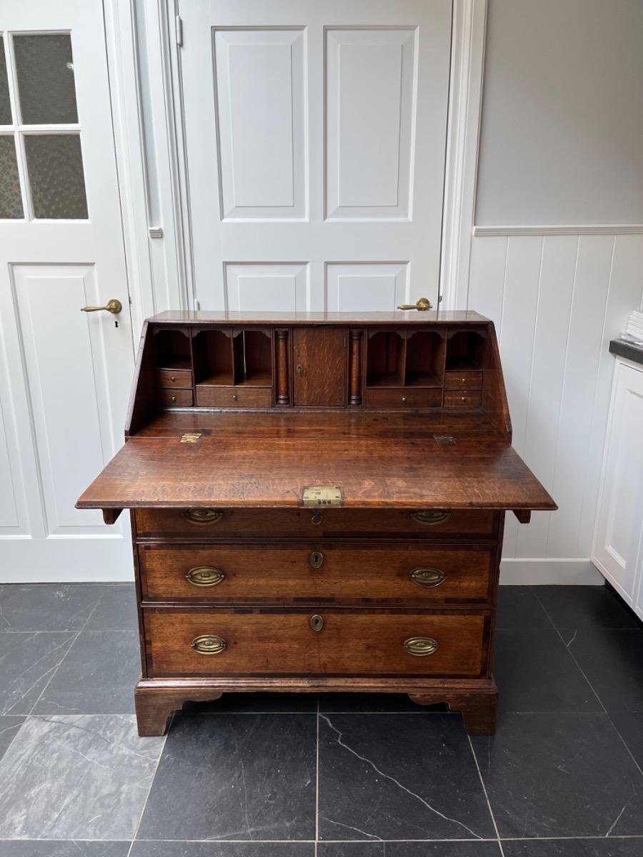 Gestaag Voorrecht bevel Antieke Engelse secretaire ca 1780 - Furniture - Erik vd Berg