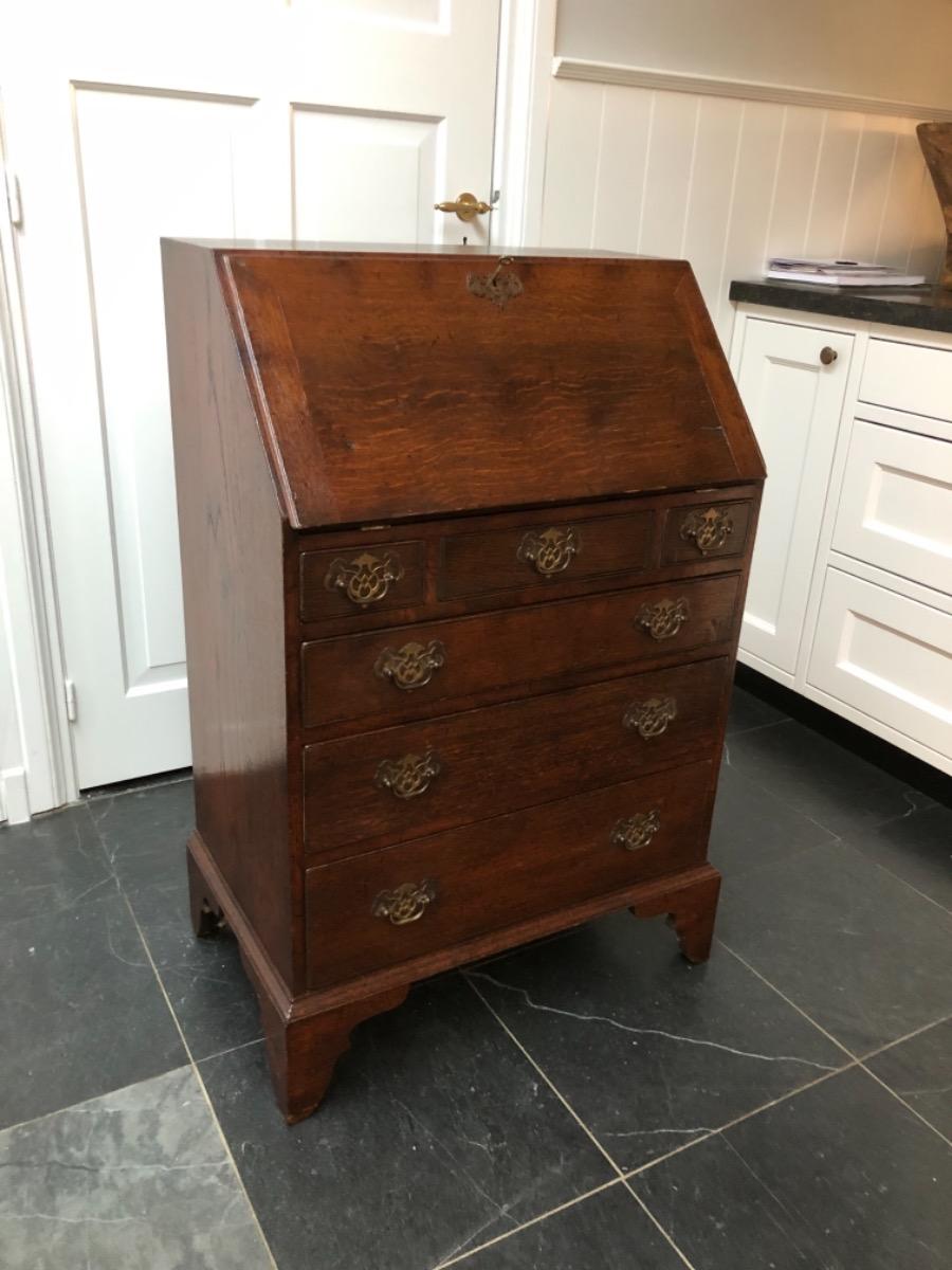 Creatie Kabelbaan Wieg Antieke Engelse secretaire ca 1900 - Furniture - Erik vd Berg