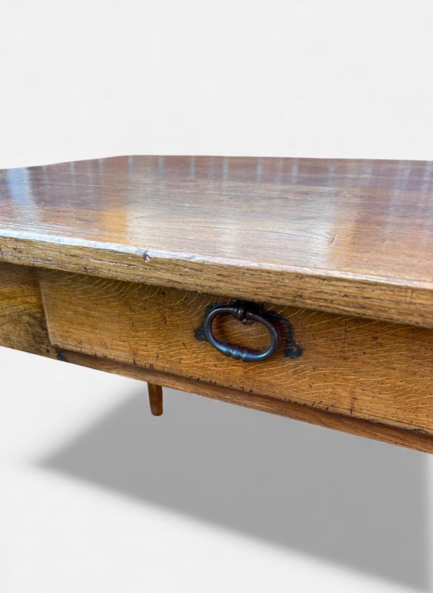 Antieke Franse eettafel eikenhout ca 1800