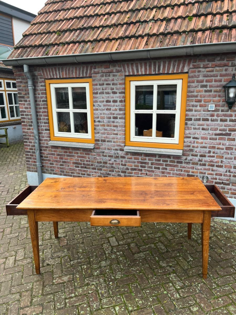 Antieke Franse eettafel tafel boerentafel 