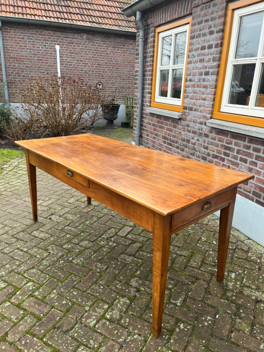 Antieke Franse eettafel tafel boerentafel 