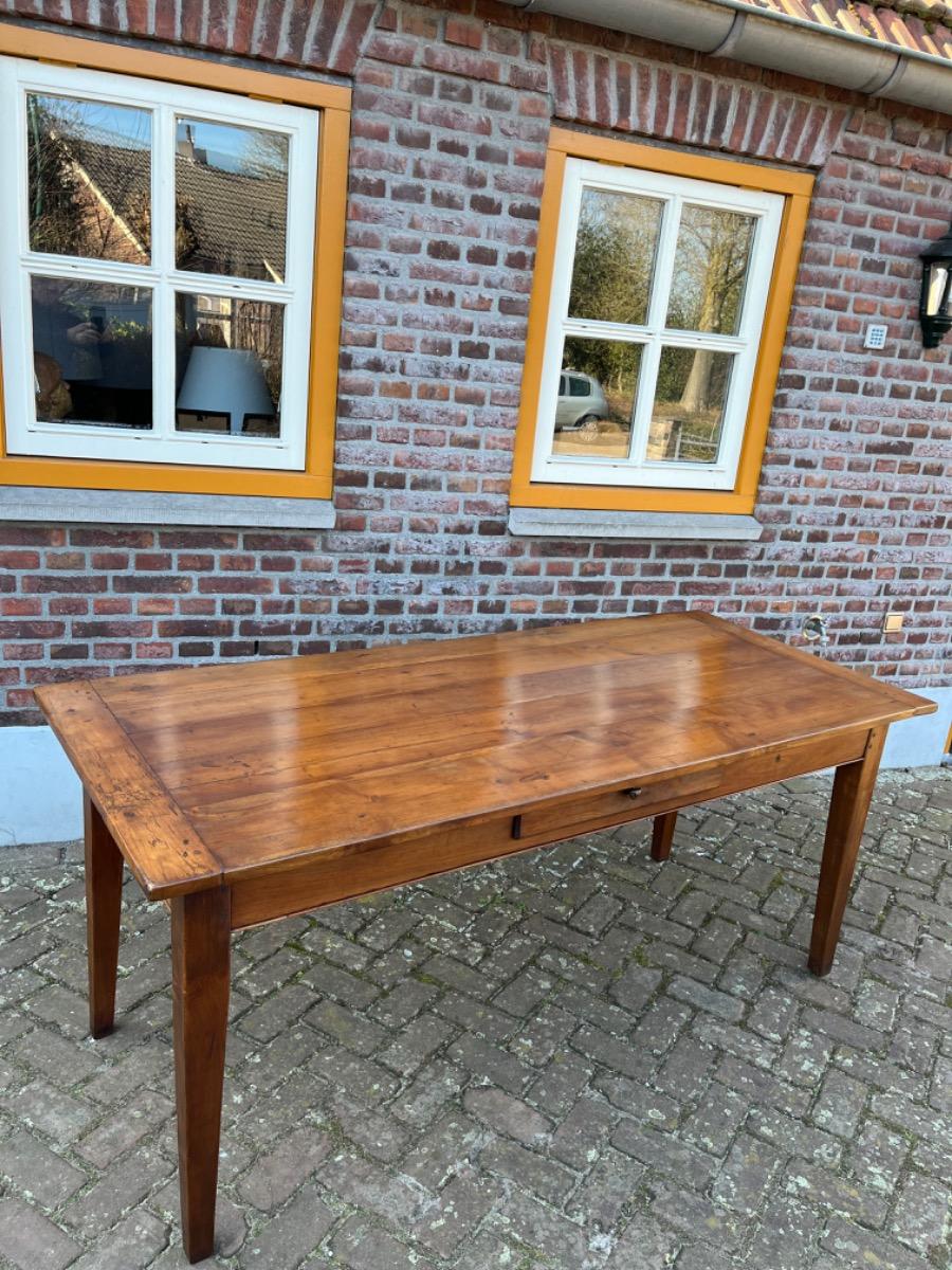 Antieke Franse eettafel tafel boerentafel 