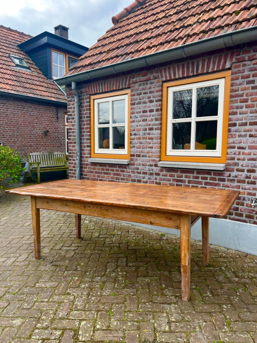 Antieke Franse eettafel tafel boerentafel 