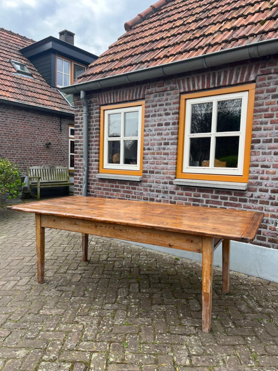 Antieke Franse eettafel tafel boerentafel 