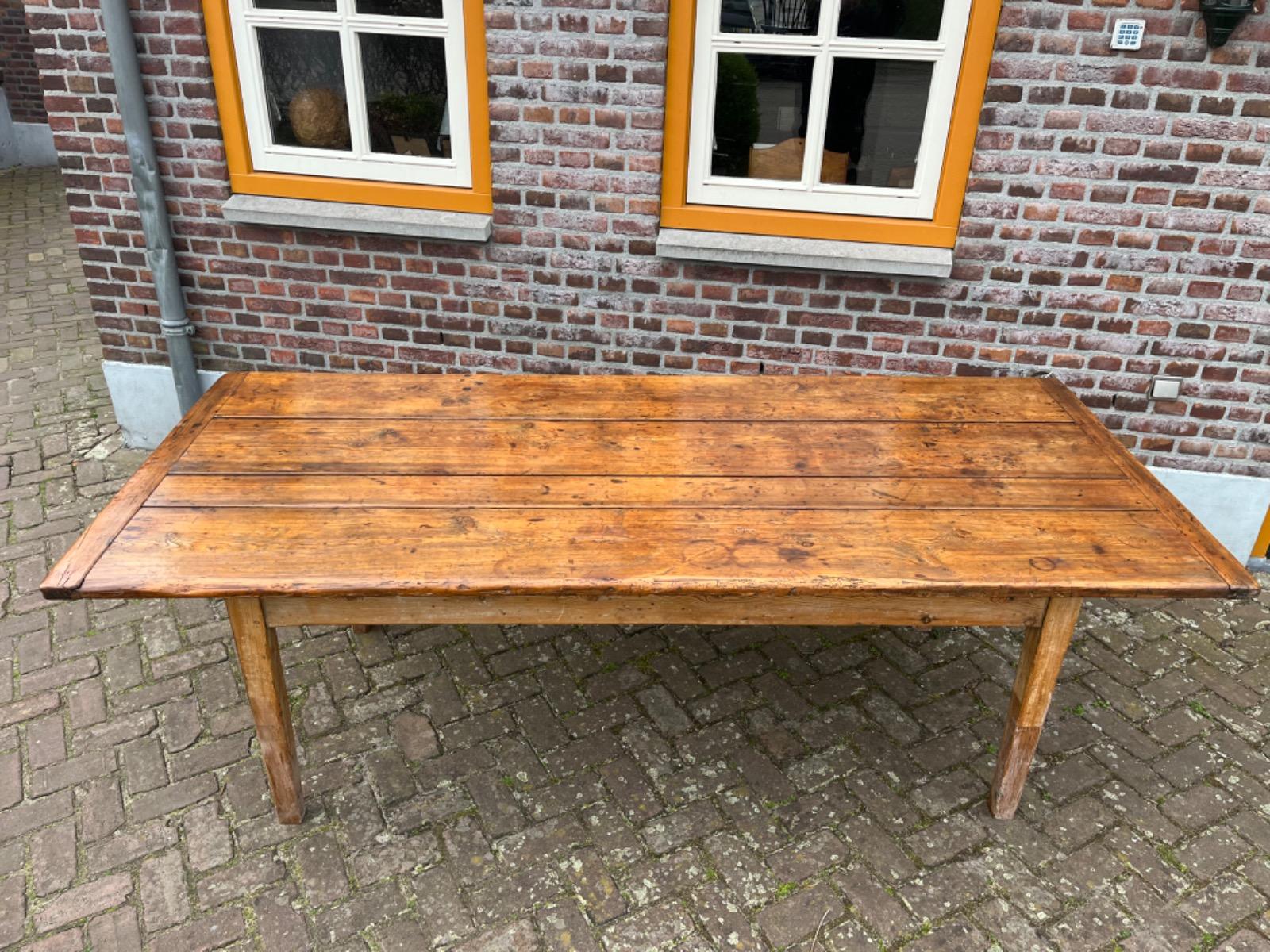 Antieke Franse eettafel tafel boerentafel 