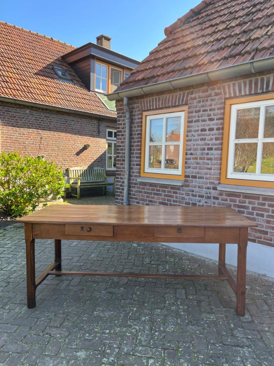 Antieke Franse eettafel tafel boerentafel 