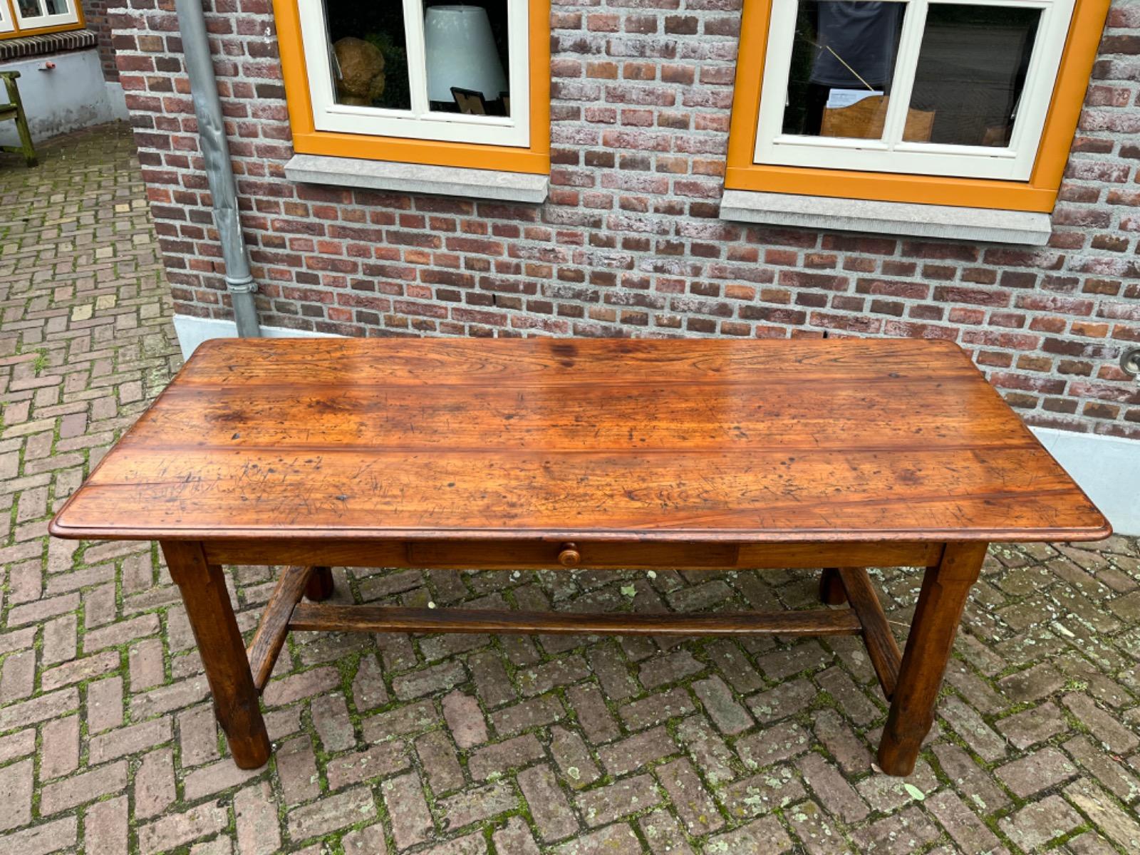 Antieke Franse eettafel tafel boerentafel 