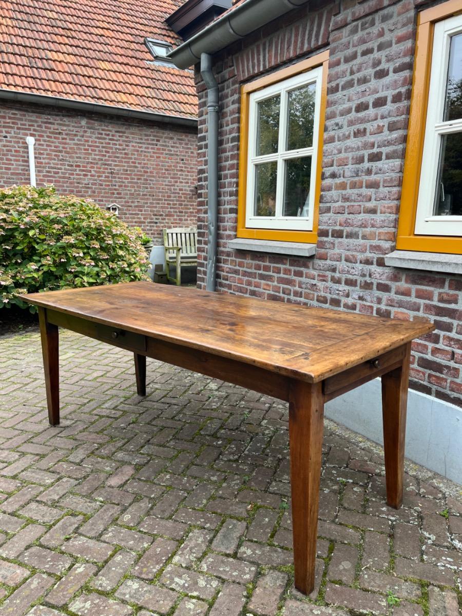 Antieke Franse eettafel tafel boerentafel 