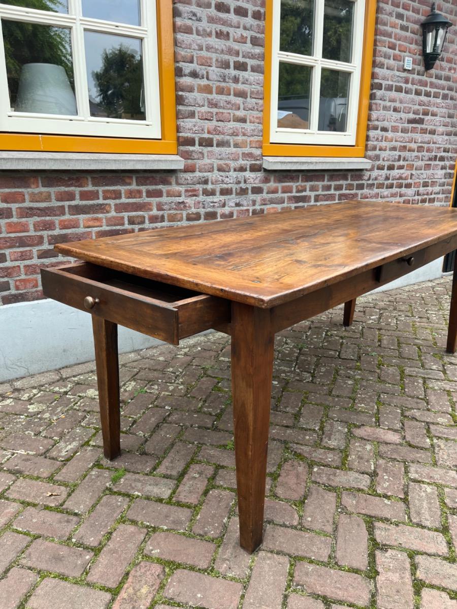 Antieke Franse eettafel tafel boerentafel 