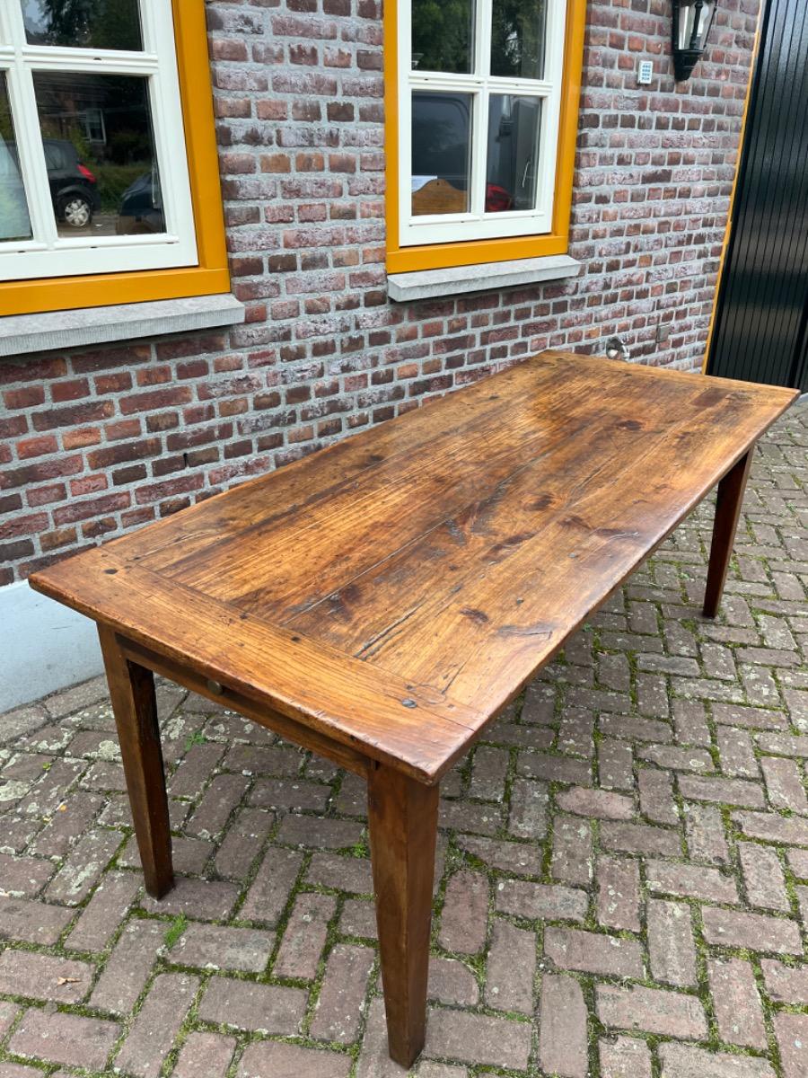 Antieke Franse eettafel tafel boerentafel 