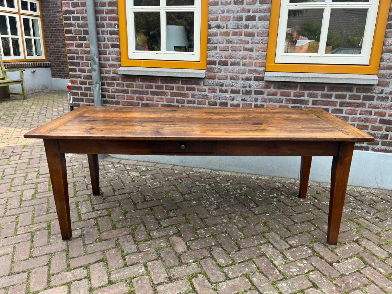 Antieke Franse eettafel tafel boerentafel 