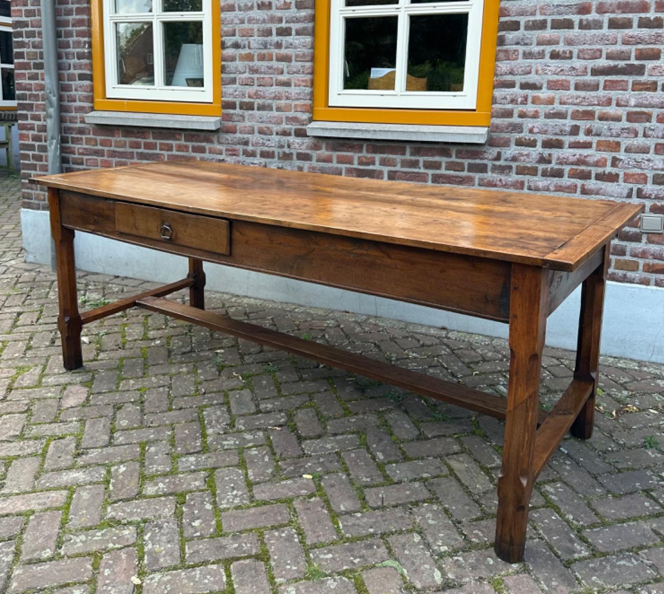 Antieke Franse eettafel tafel boerentafel