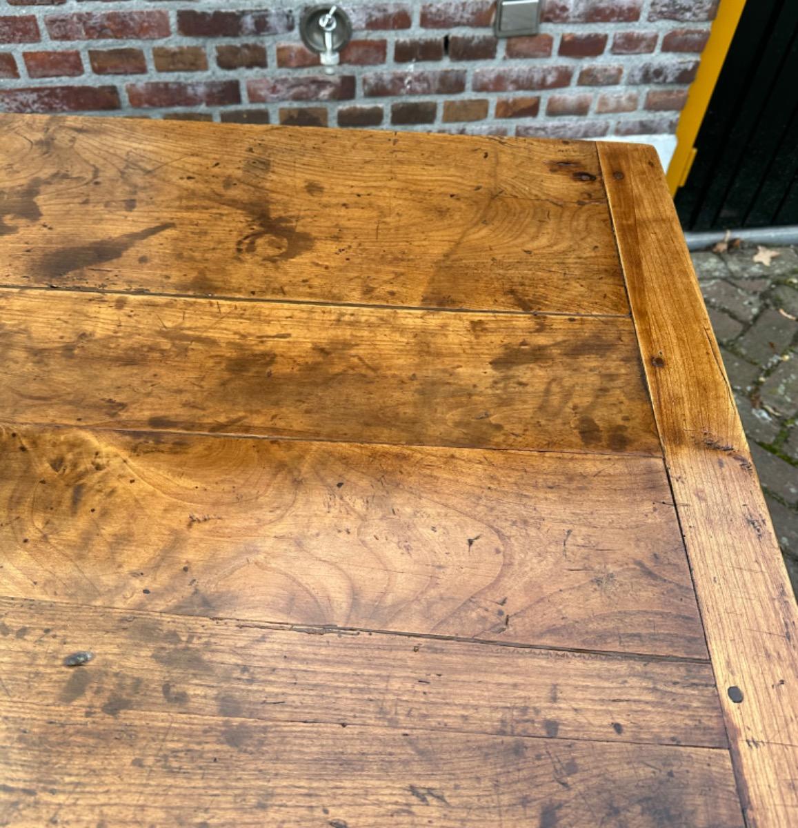 Antieke Franse eettafel tafel boerentafel