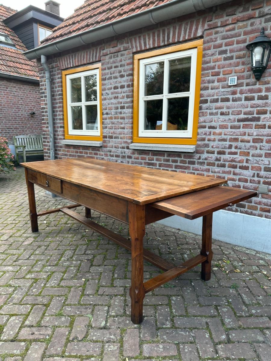 Antieke Franse eettafel tafel boerentafel