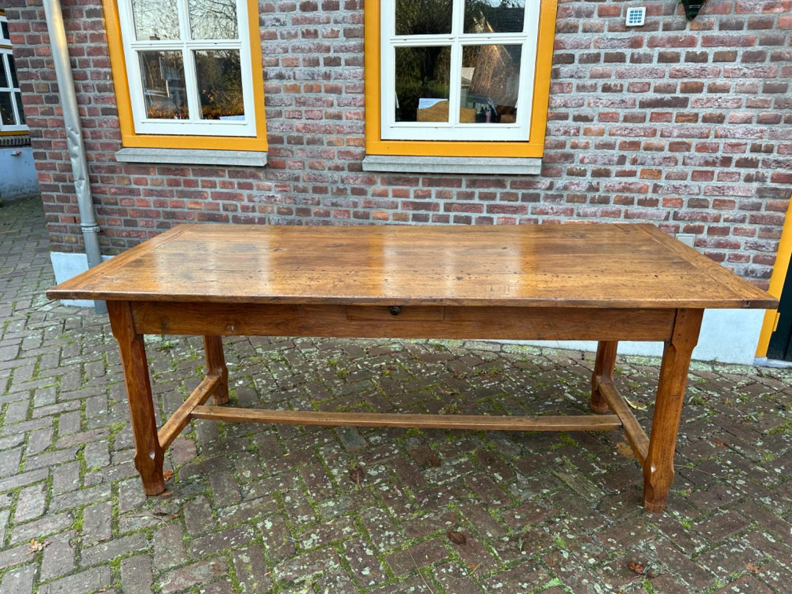 Antieke Franse eettafel tafel boerentafel 