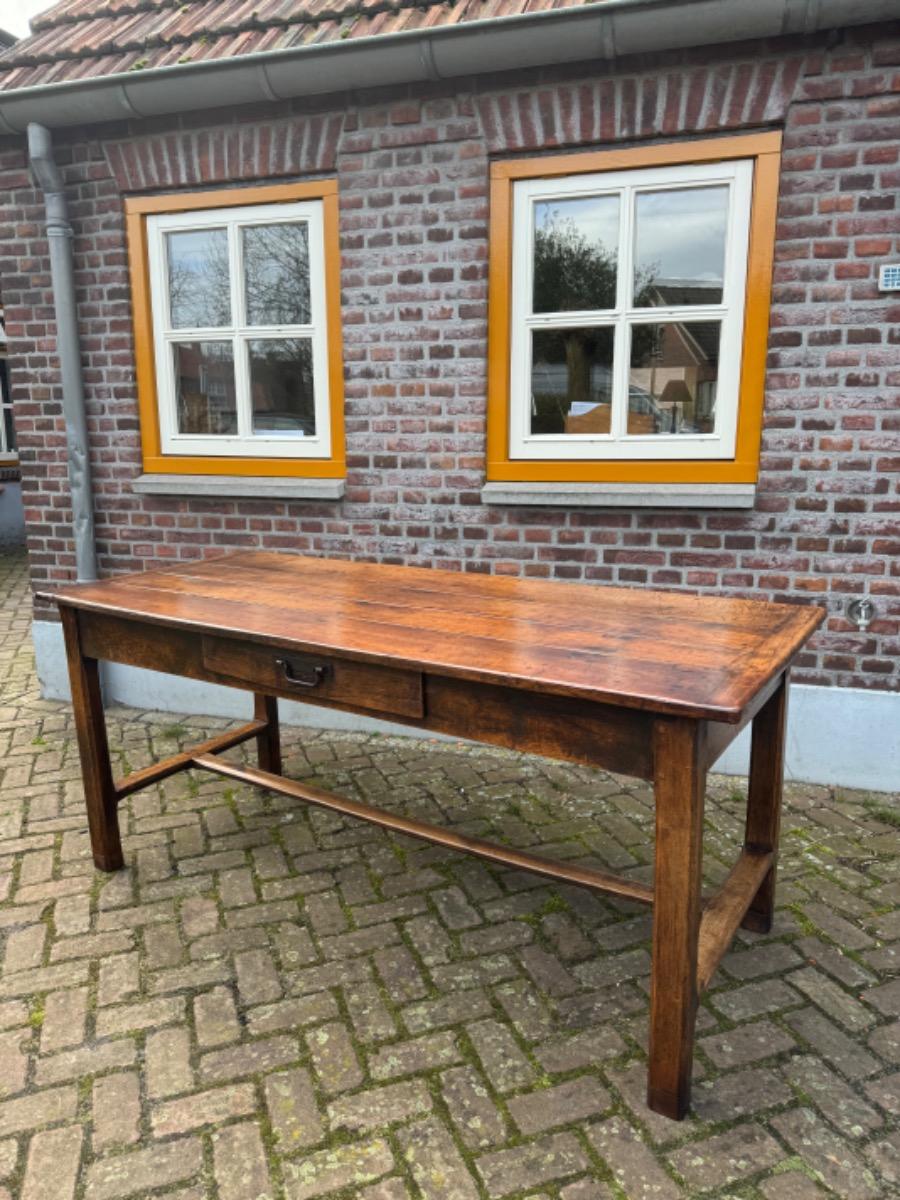 Antieke Franse eettafel tafel boerentafel 