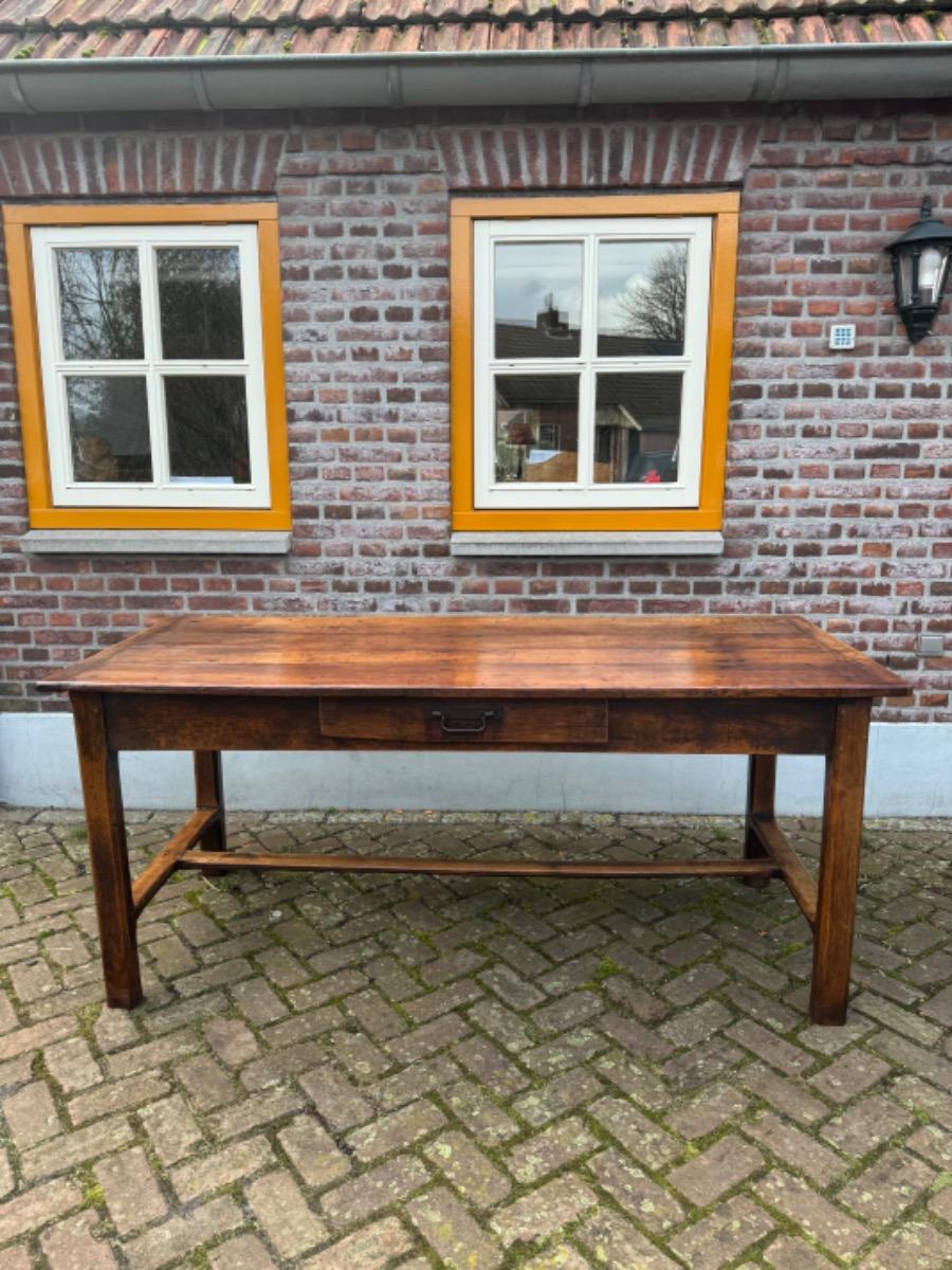 Antieke Franse eettafel tafel boerentafel 