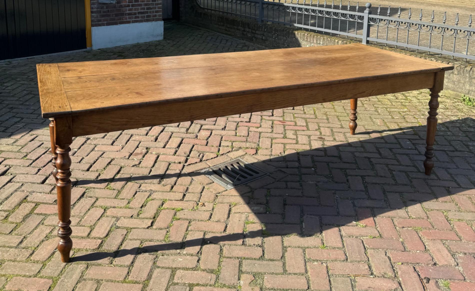 Antieke Franse eettafel tafel boerentafel 