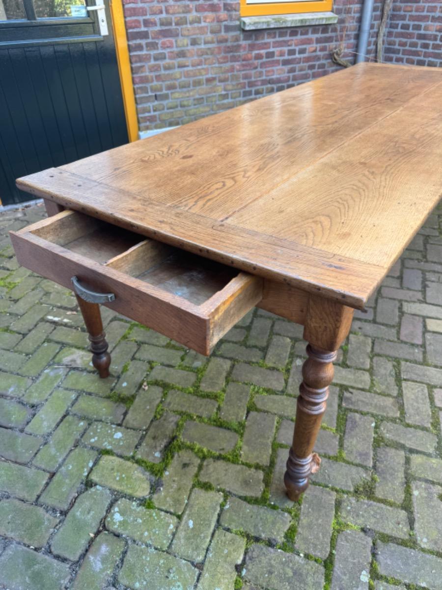 Antieke Franse eettafel tafel boerentafel 