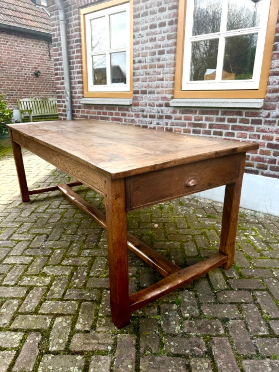 Antieke Franse eettafel tafel boerentafel 