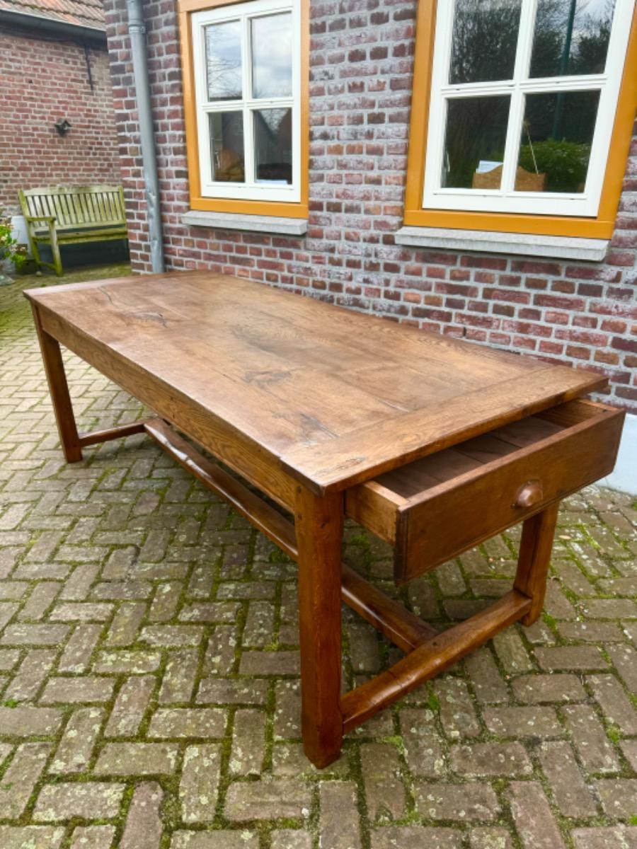 Antieke Franse eettafel tafel boerentafel 