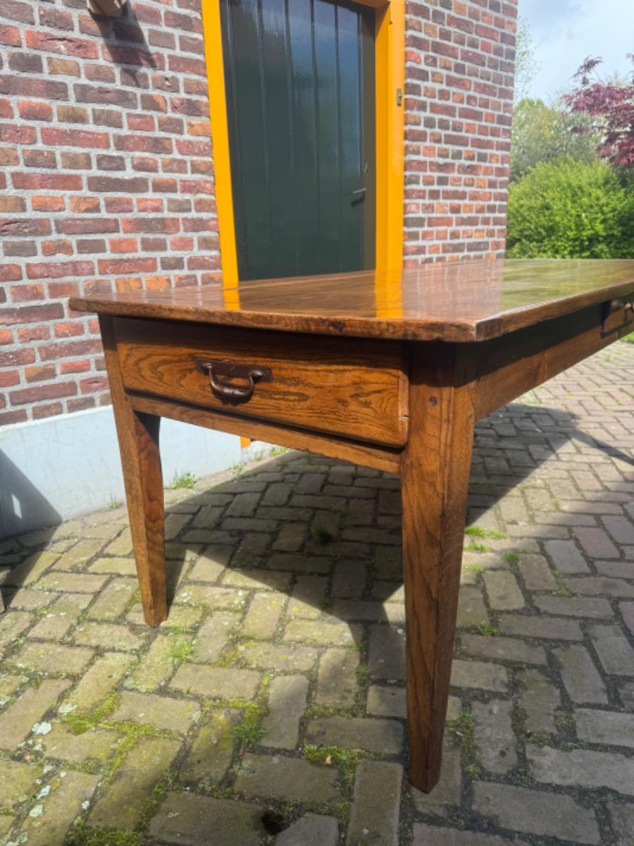 Antieke Franse eettafel tafel boerentafel 