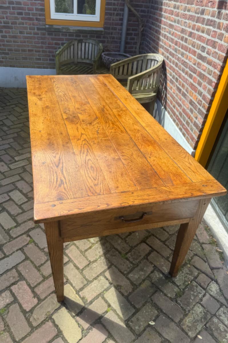 Antieke Franse eettafel tafel boerentafel 