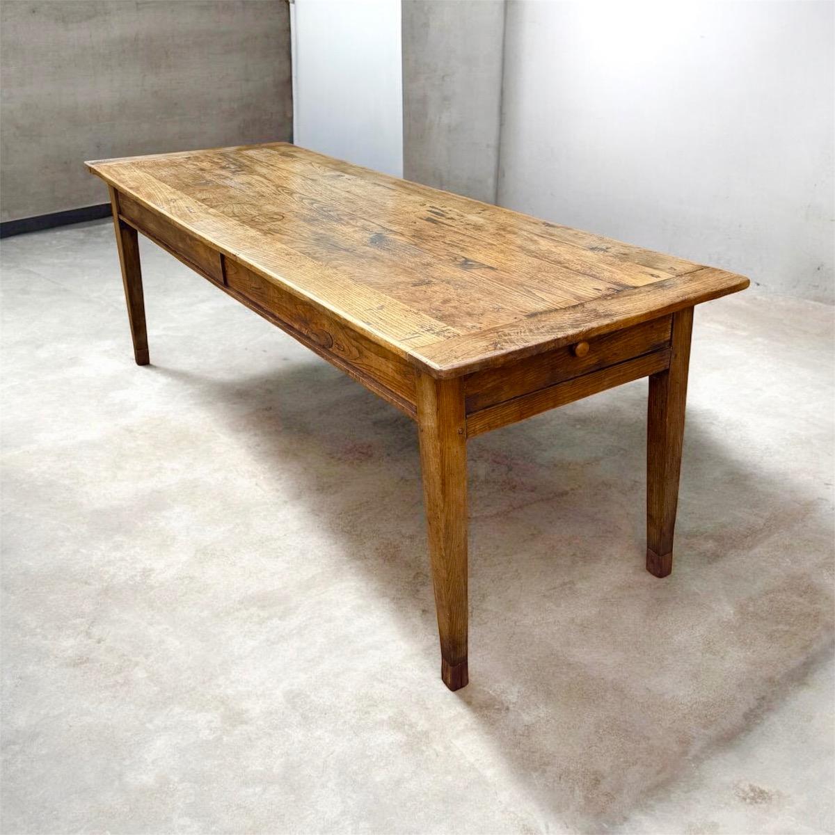 Antieke Franse eettafel tafel boerentafel ca 1780