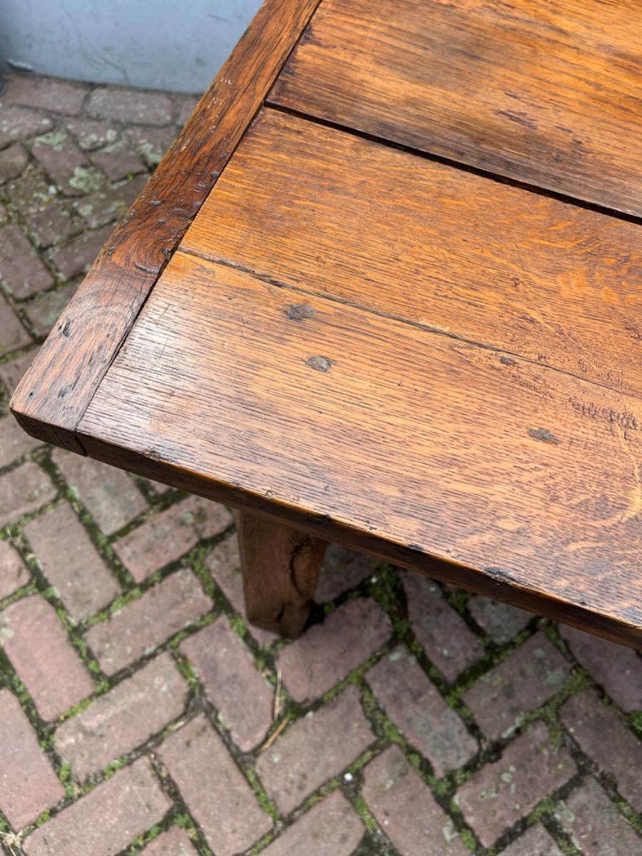 Antieke Franse eettafel tafel boerentafel eikenhout 