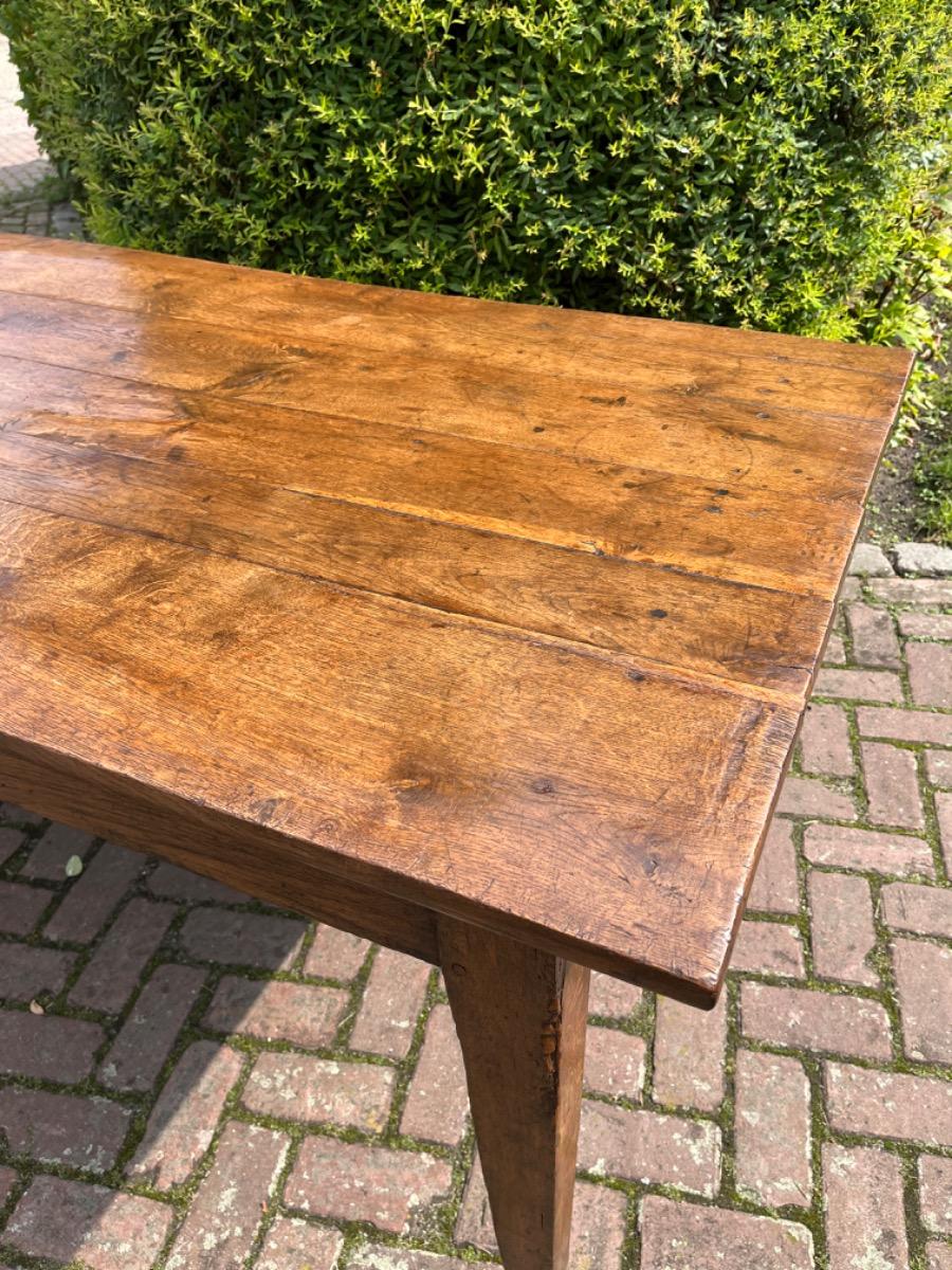 Antieke Franse eettafel tafel boerentafel eikenhout 