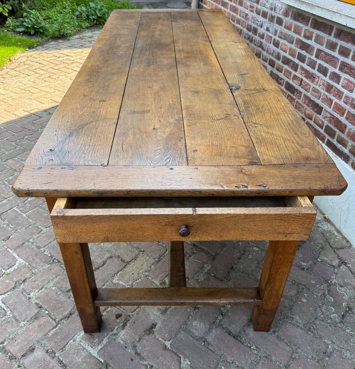 Antieke Franse eettafel tafel ca 1800