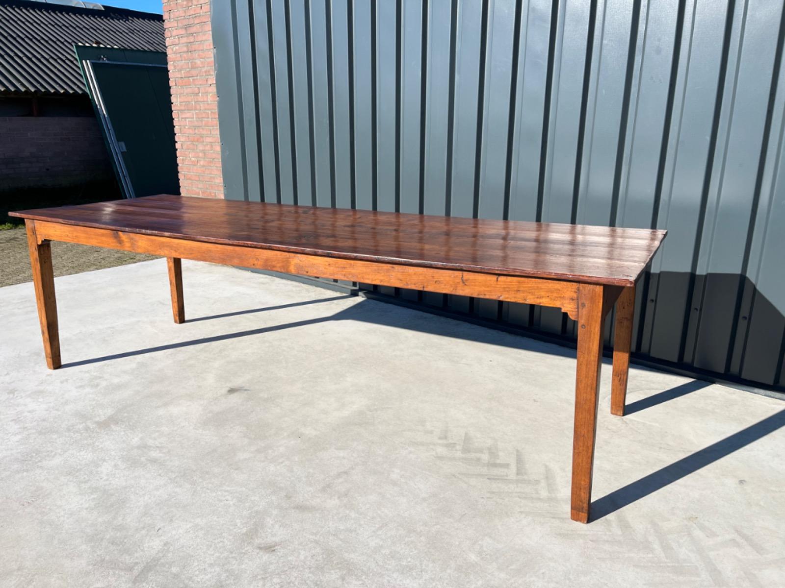 Antieke Franse eettafel tafel eikenhout 