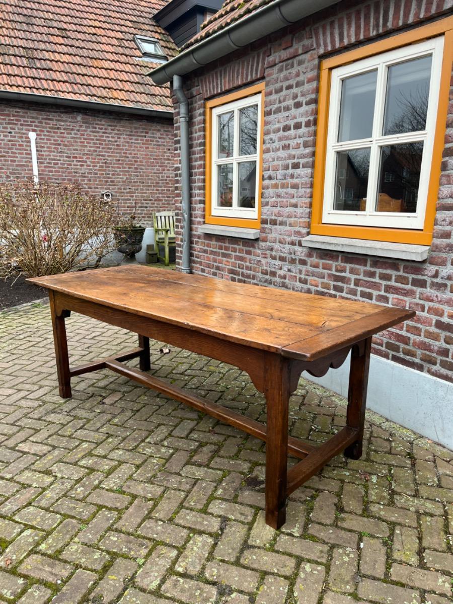 Antieke Franse eettafel tafel eikenhout 