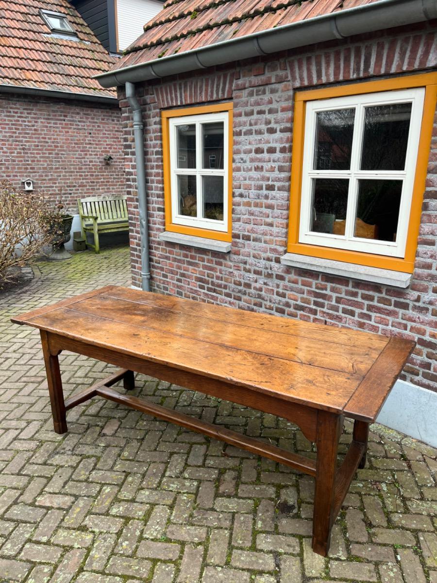 Antieke Franse eettafel tafel eikenhout 