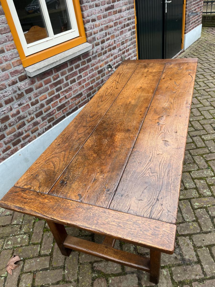 Antieke Franse eettafel tafel eikenhout 