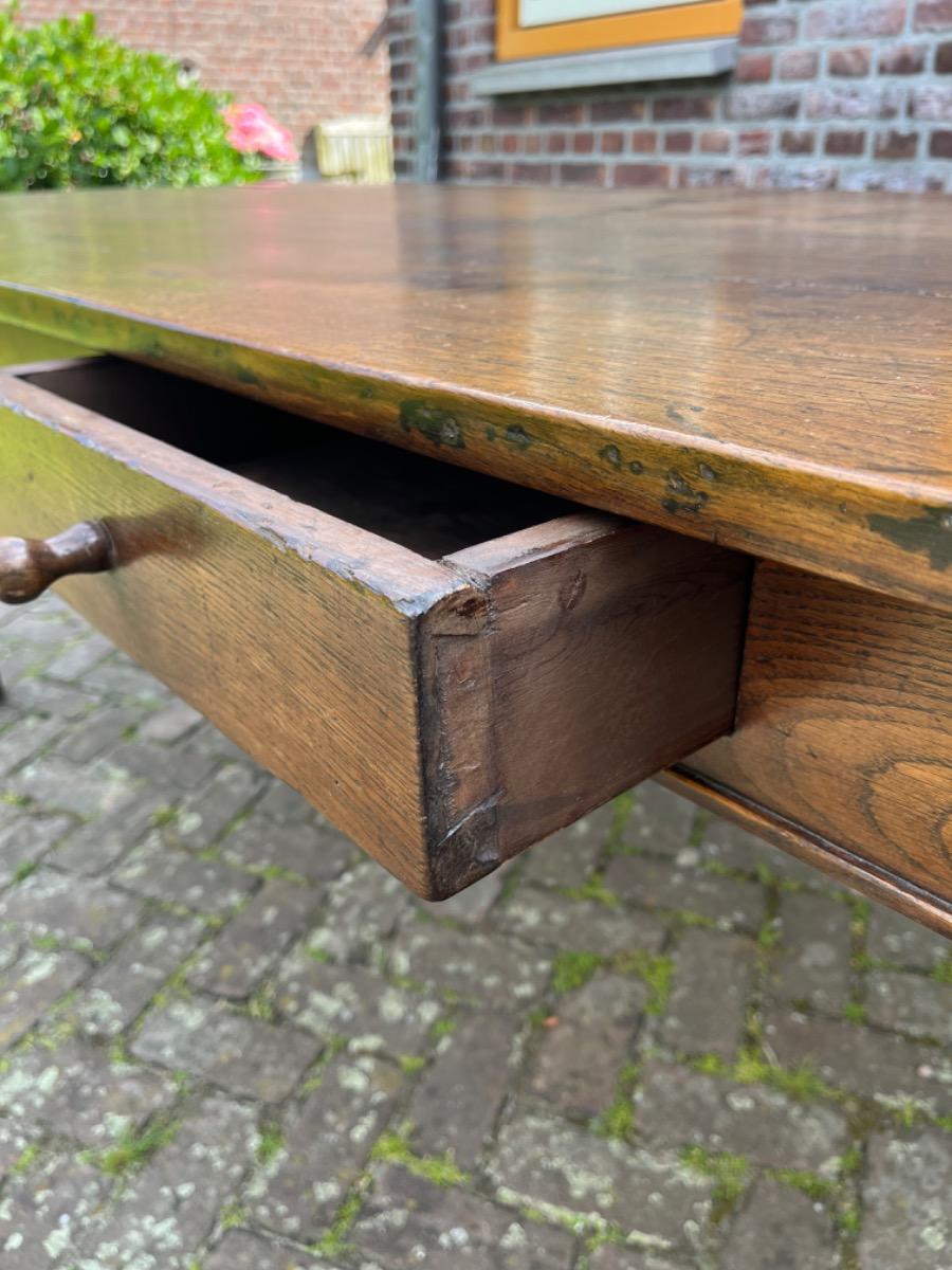 Antieke Franse eettafel tafel eikenhout 