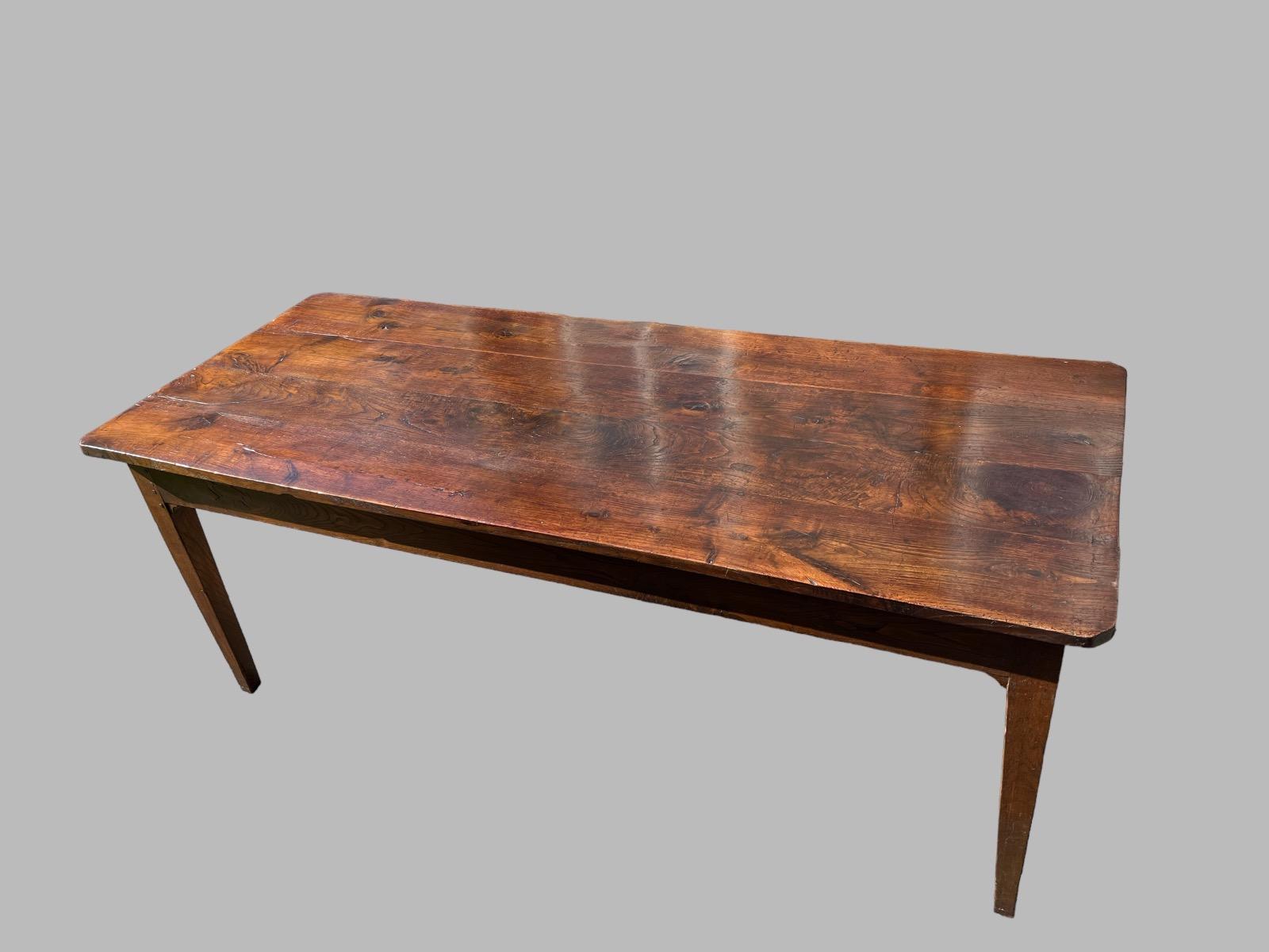 Antieke Franse eettafel tafel eikenhout 