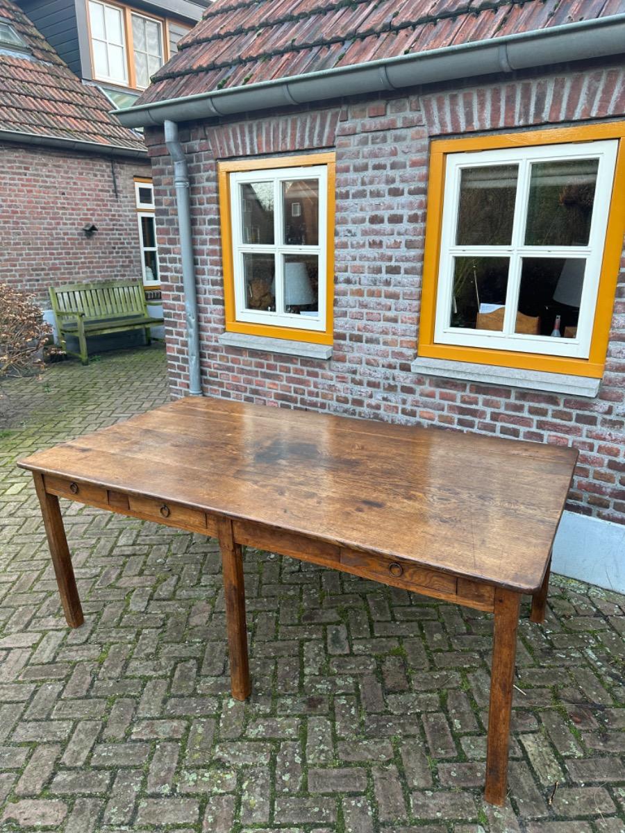 Antieke Franse tafel boerentafel 