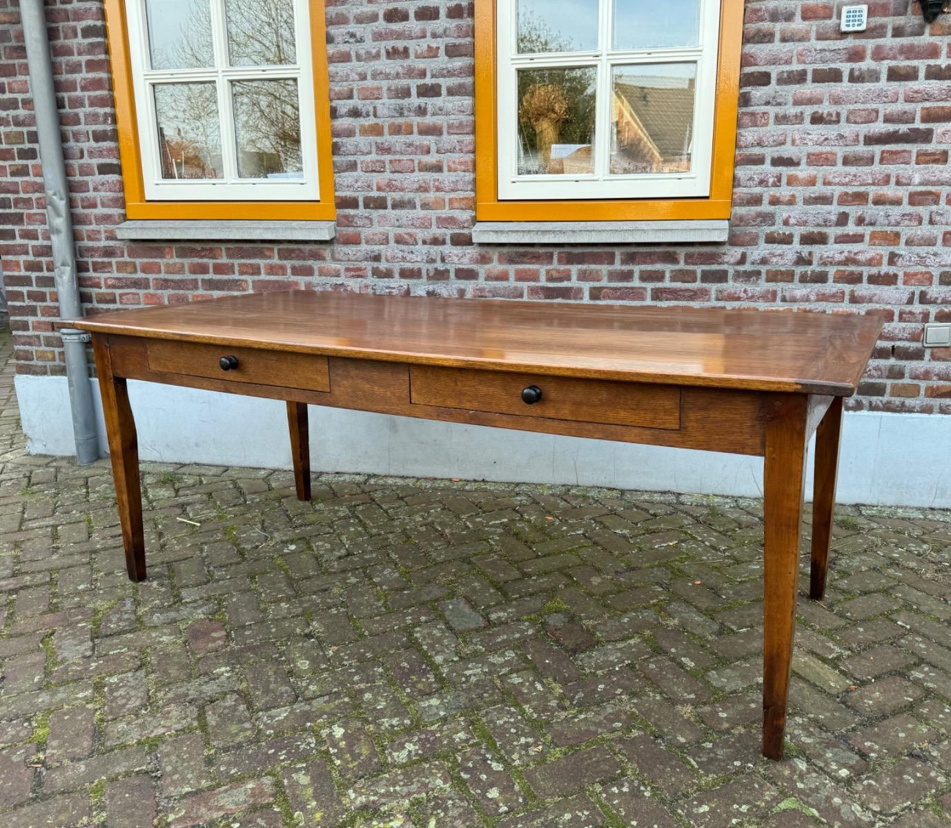 Antieke Franse tafel boerentafel 