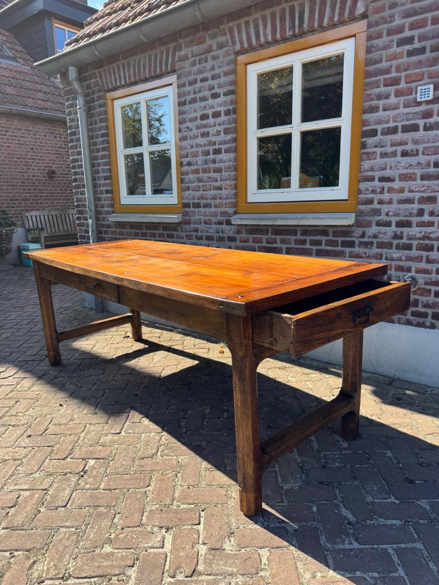 Antieke Franse tafel eettafel 