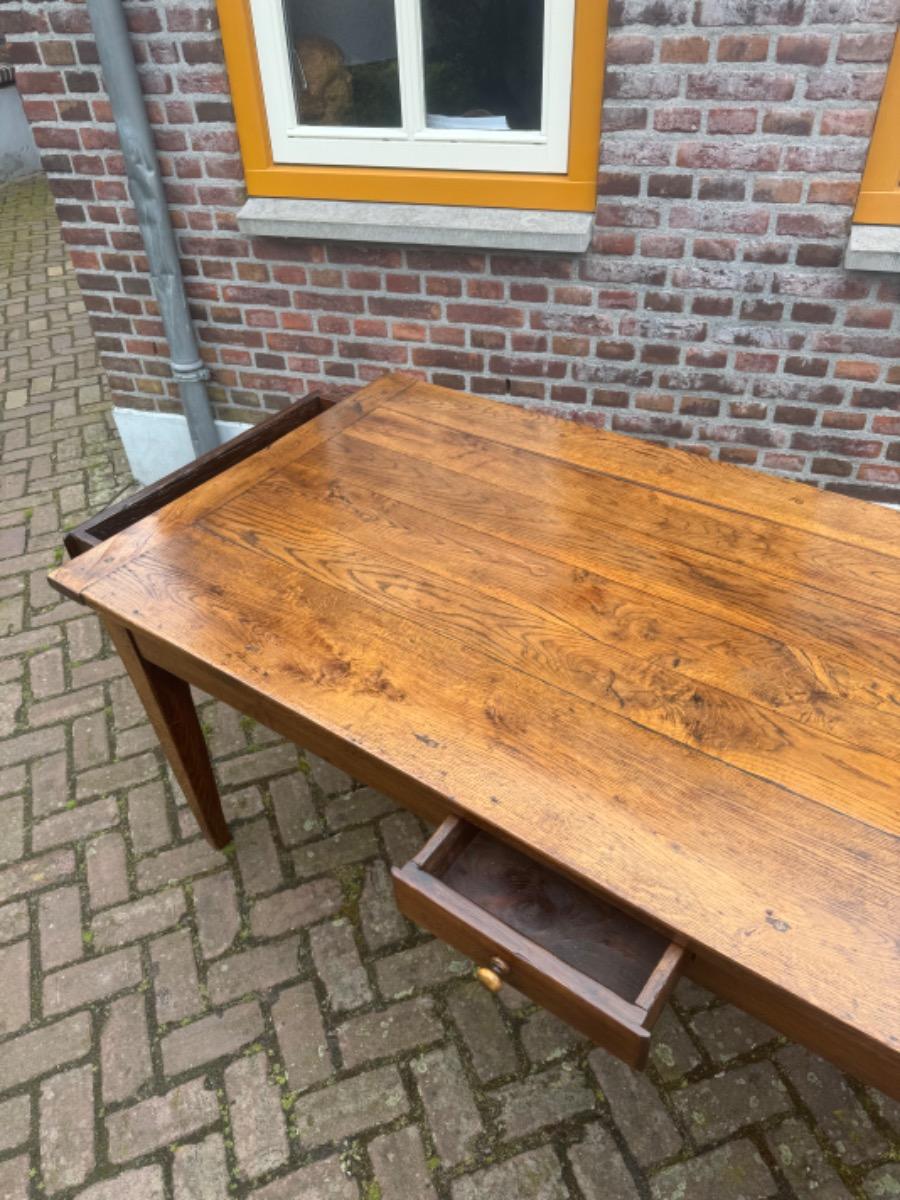 Antieke Franse tafel eettafel boerentafel 