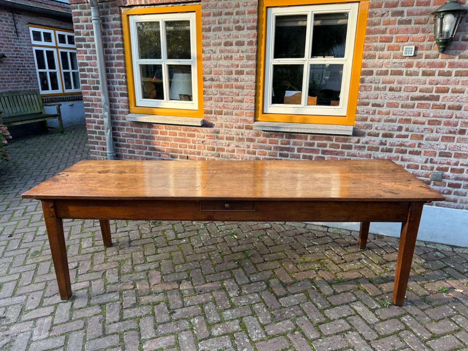 Antieke Franse tafel eikenhout 